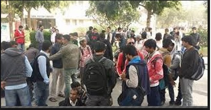 Protest to Change the CGPA System in NED University