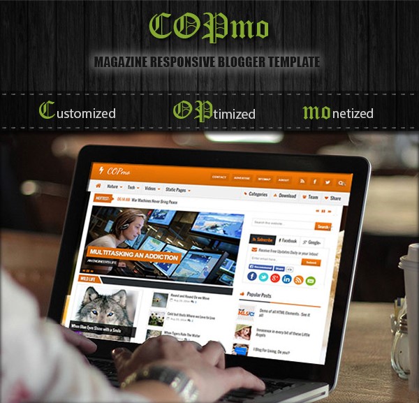 COPmo Blogger Template: Developed by STC Network