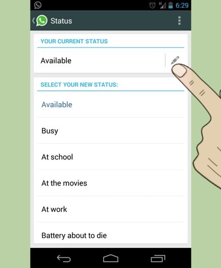 WhatsApp Text status to return in WhatsApp - The Next Rex