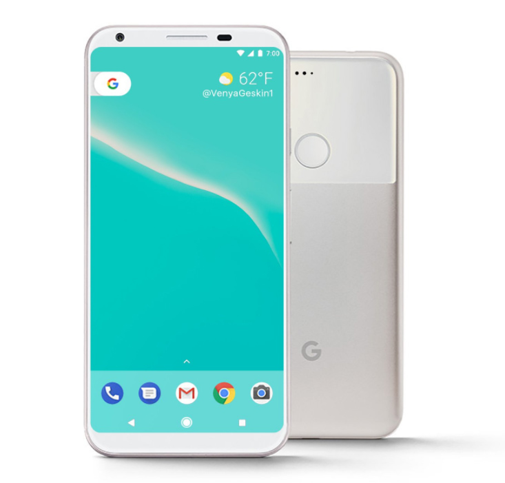 Google Pixel 2 will Have Minimal bezels