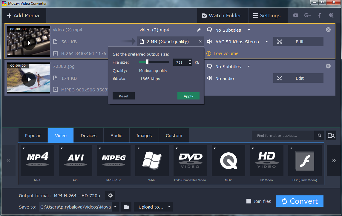 Converting and Editing Videos Using Movavi Video Converter