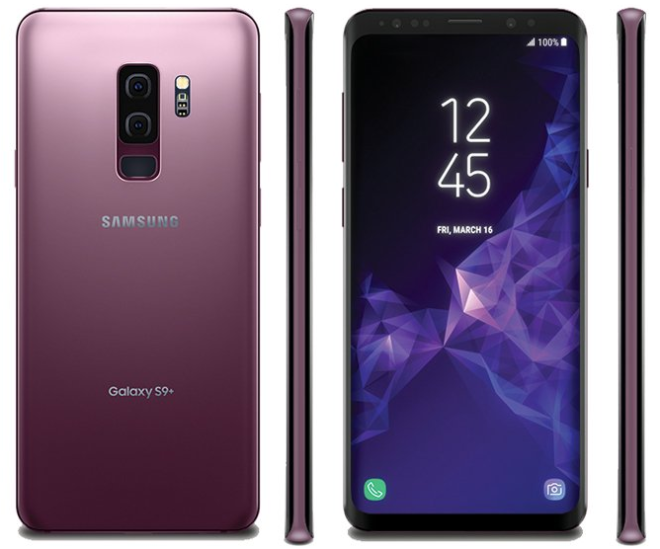 Galaxy S9 And Galaxy S9 Plus Leakes Show The Purple Variant Of The Upcoming Phones