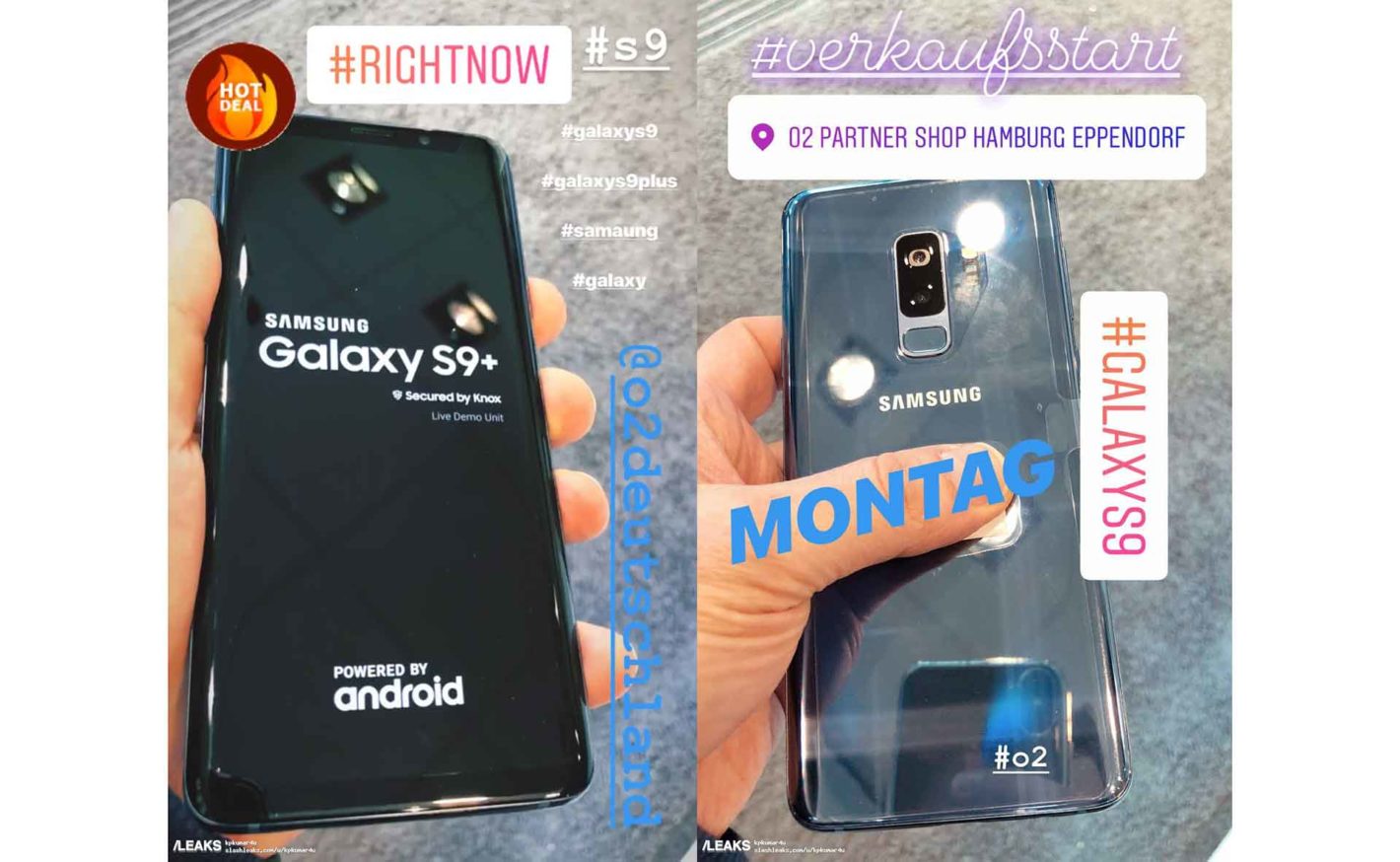 Galaxy S9 Plus Images Leaked Via Instagram Stories