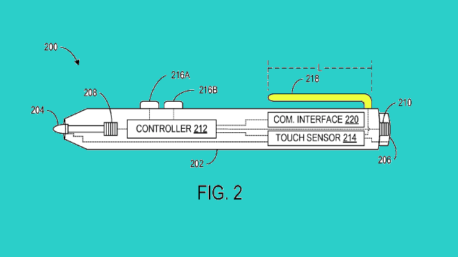 Microsoft Patents A Surface Pen That Could Double Up As A Mouse