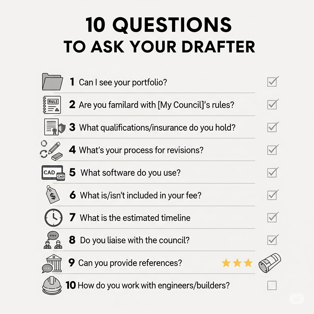 10 Questions to ask your drafter in Australia